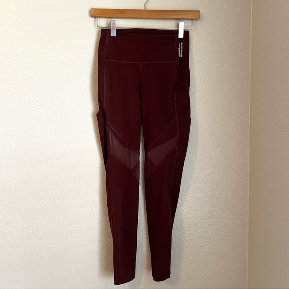 Lululemon X Barry’s Stronger as One High Rise Tight in Midnight Maroon, Size 4 - Picture 2 of 14